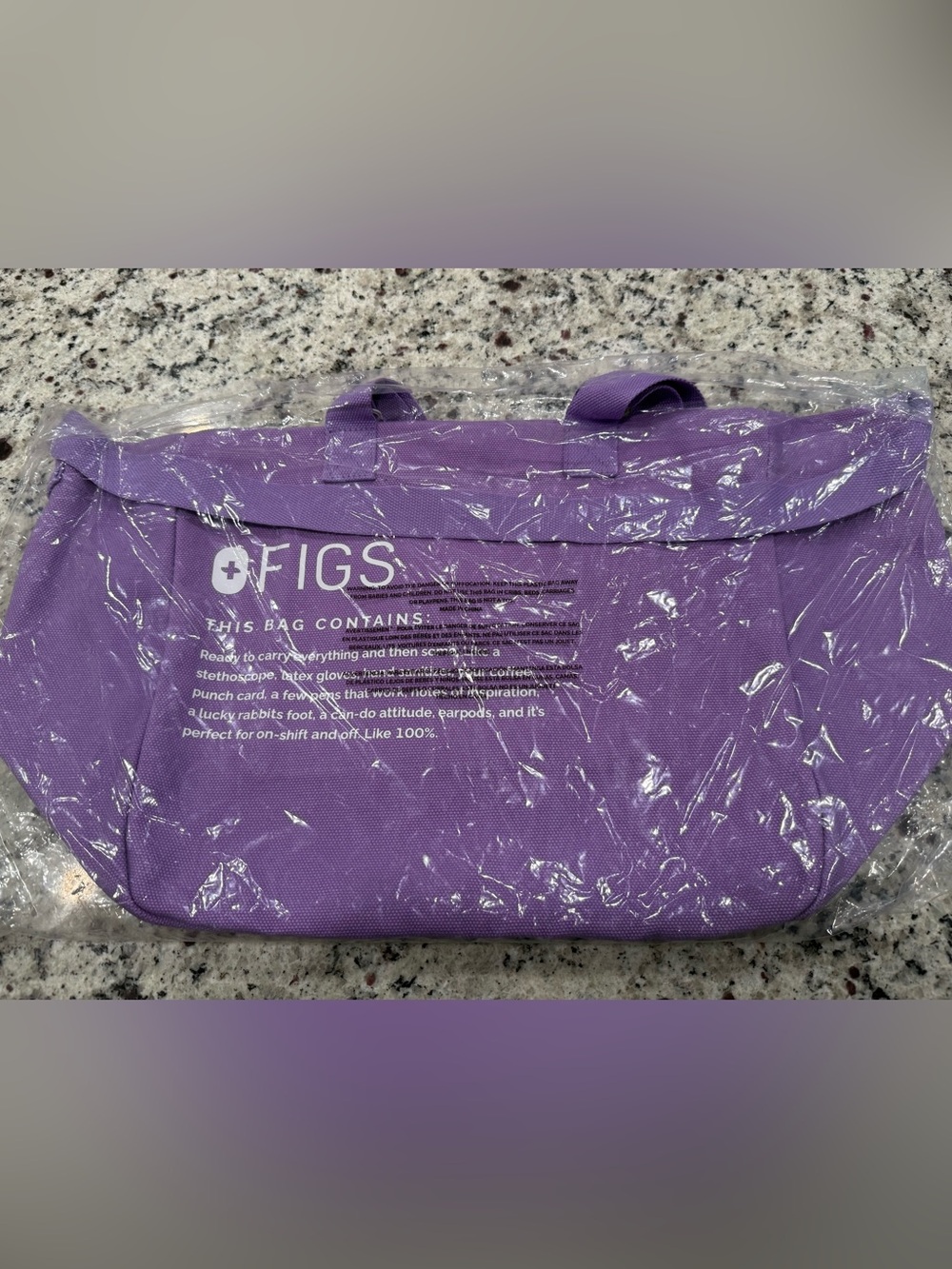 FIGS Lavender Purple Crossbody Bag
